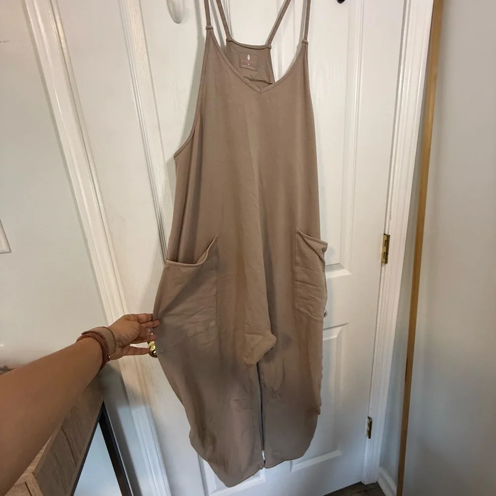 FP Movement by Free People Beige Jumpsuit Medium - Picture 2 of 5